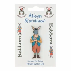 Bottom' Character Single Pin Badge