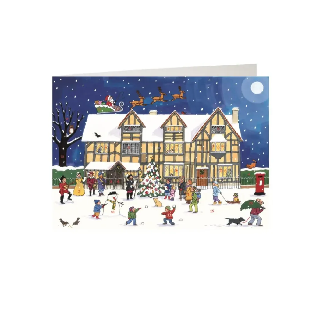 Christmas at the Old Town House Advent Calendar Card