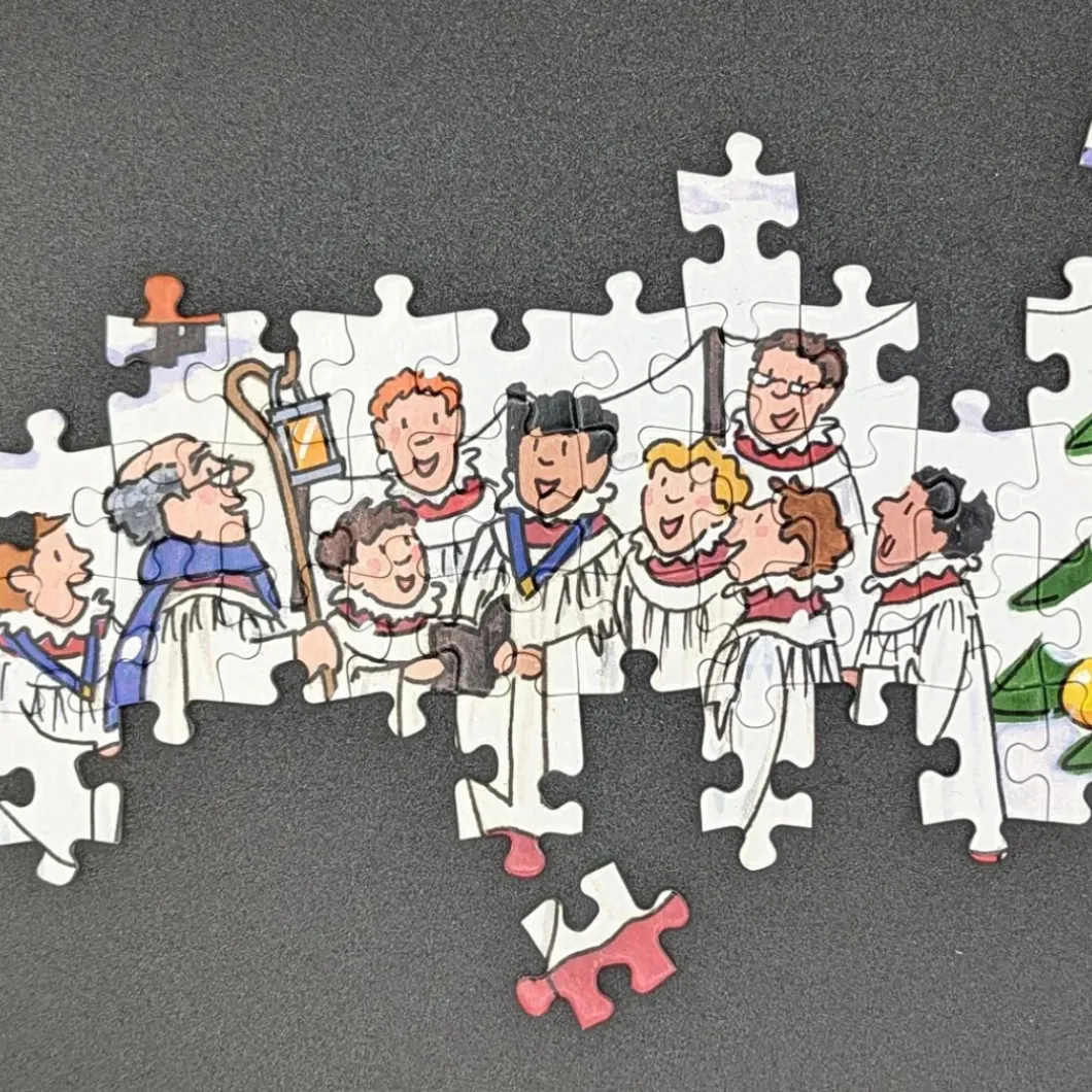 Christmas in the Village Jigsaw Puzzle
