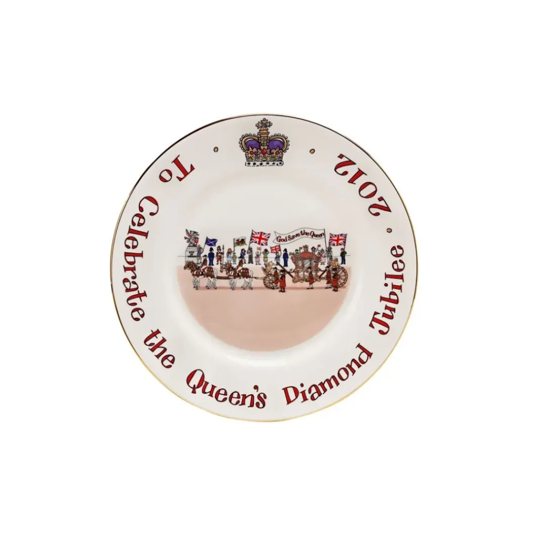 Diamond Jubilee Plate 8"