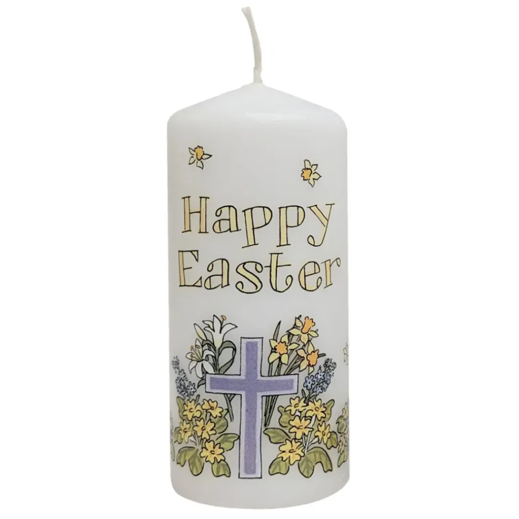 Easter Cross Candle