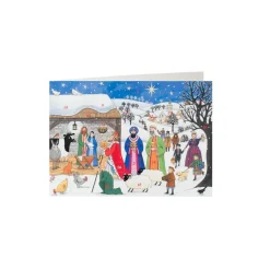 Jesus is Born Advent Calendar Card