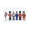 London Figures Tea Towel