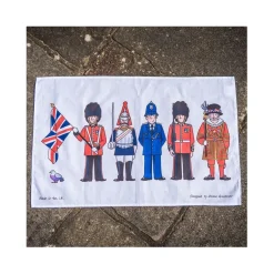 London Figures Tea Towel