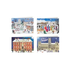 Mixed pack of 4 Advent Calendar Cards
