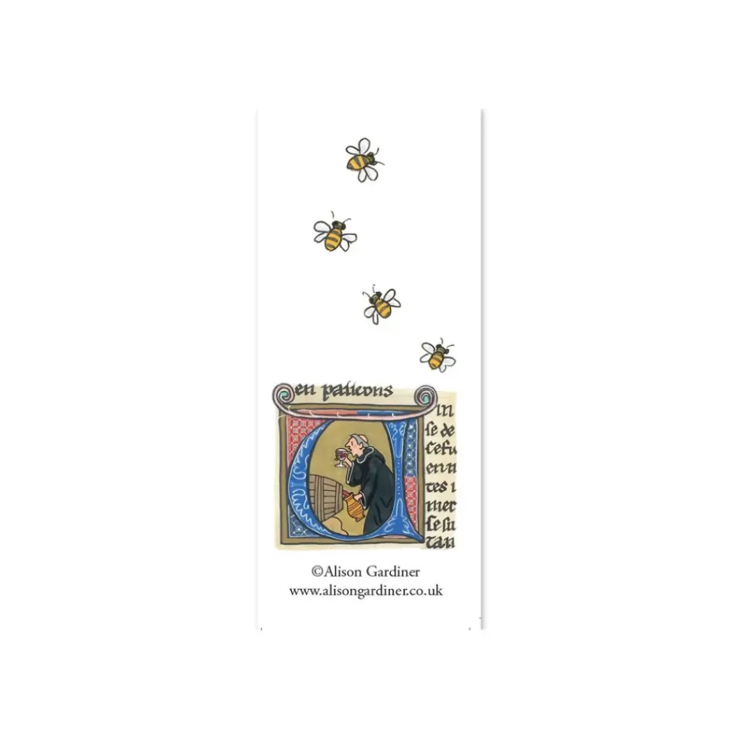 Monk with Honey Bookmark
