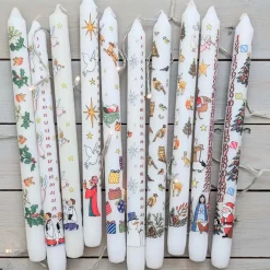 Snowmen Christmas Dinner Advent Candle