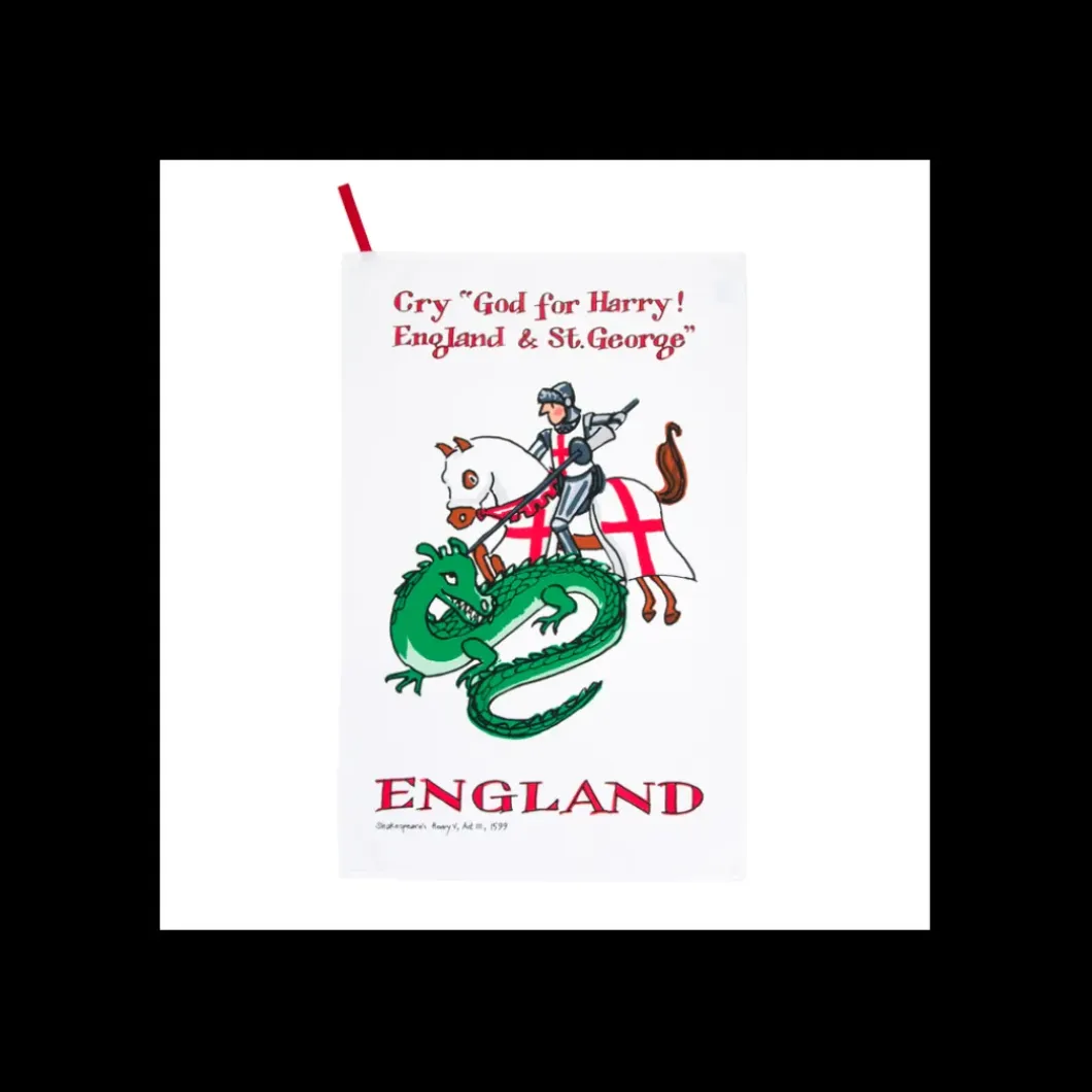 St George and the Dragon Tea Towel