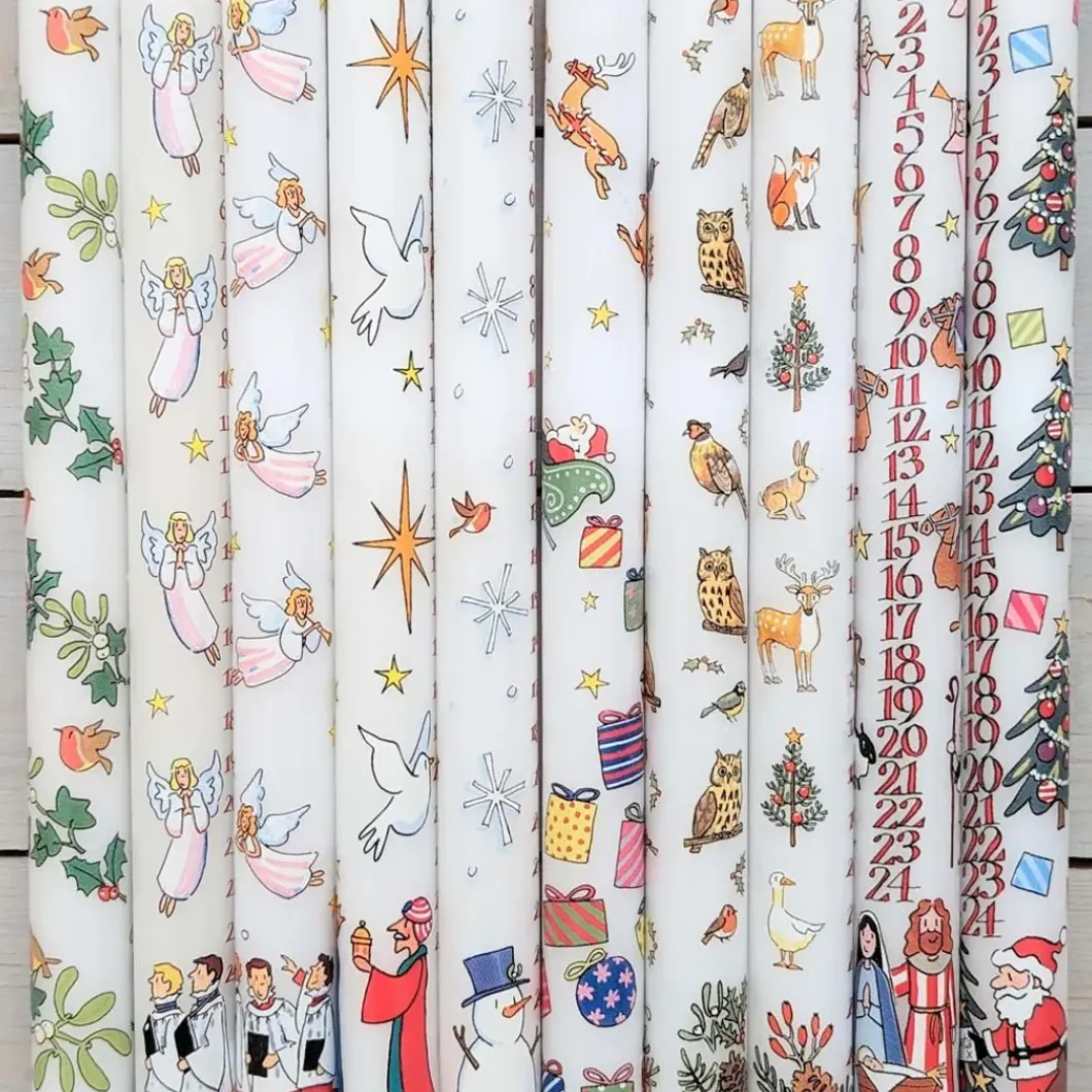 Winter Birds Christmas Dinner Advent Candle