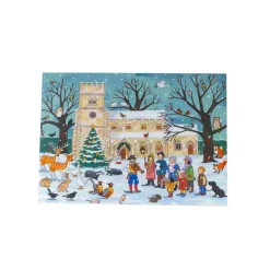 Winter Wildlife Advent Calendar Card