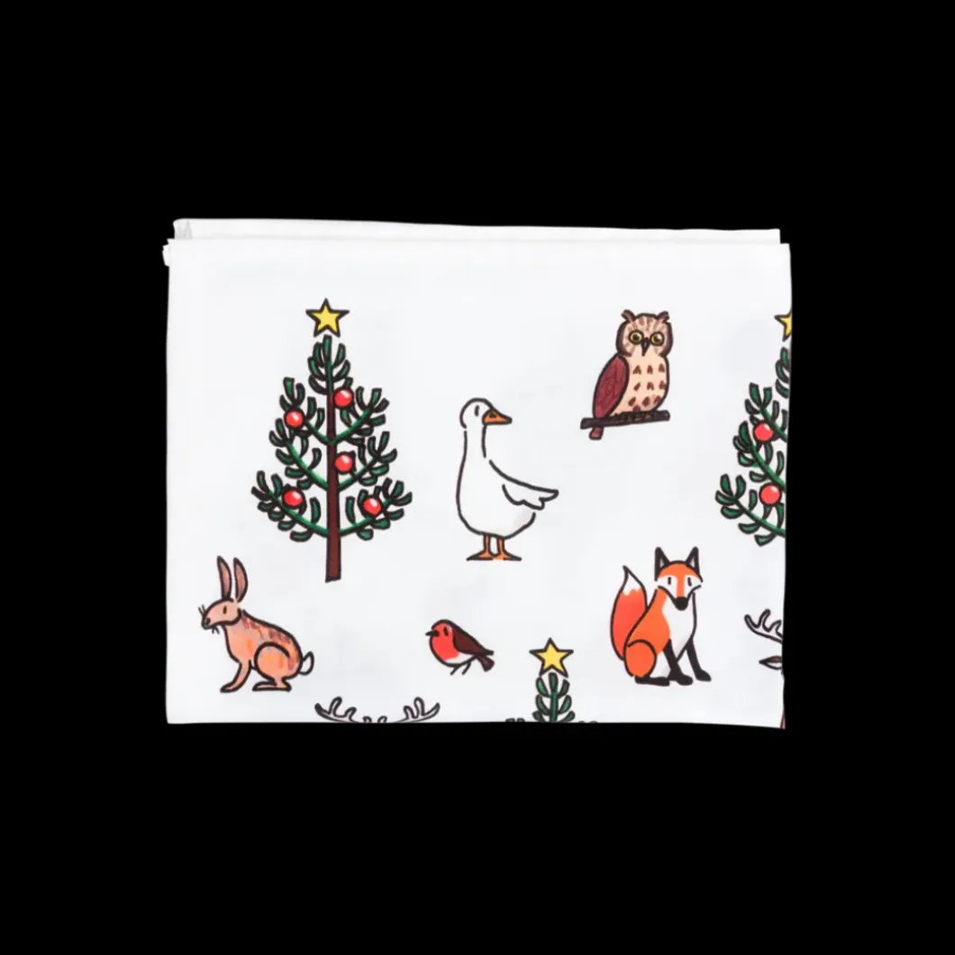 Winter Wildlife Tea Towel