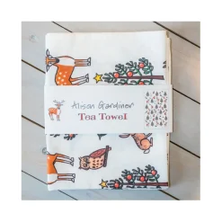 Winter Wildlife Tea Towel